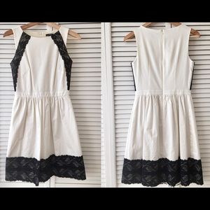 Jacob | Ivory Dress with Black Lace